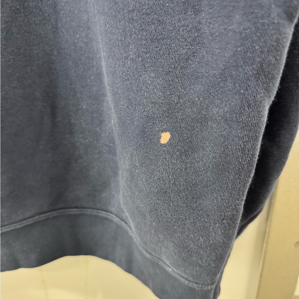 Nike Men's Dark Blue Hoodie - Picture 6 of 8